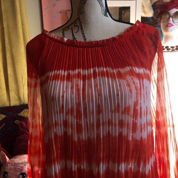 BNWOT  Women’s Nygard Tie Die Pleated Tunic - Picture 8 of 12